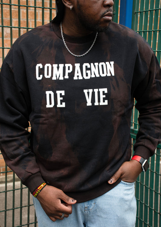 Black acid bundle COMPAGNON DE VIE black T-shirt London urban streetwear premium cotton